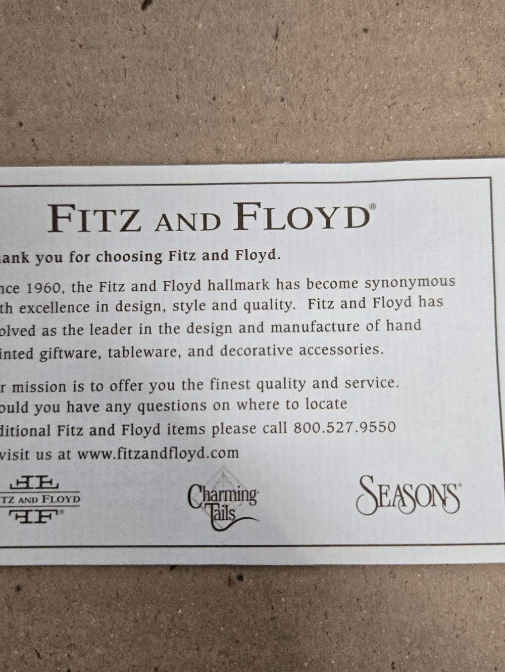 Fitz and Floyd Yuletide Kitten Snack Plate with Spreader 2008 New Open Box